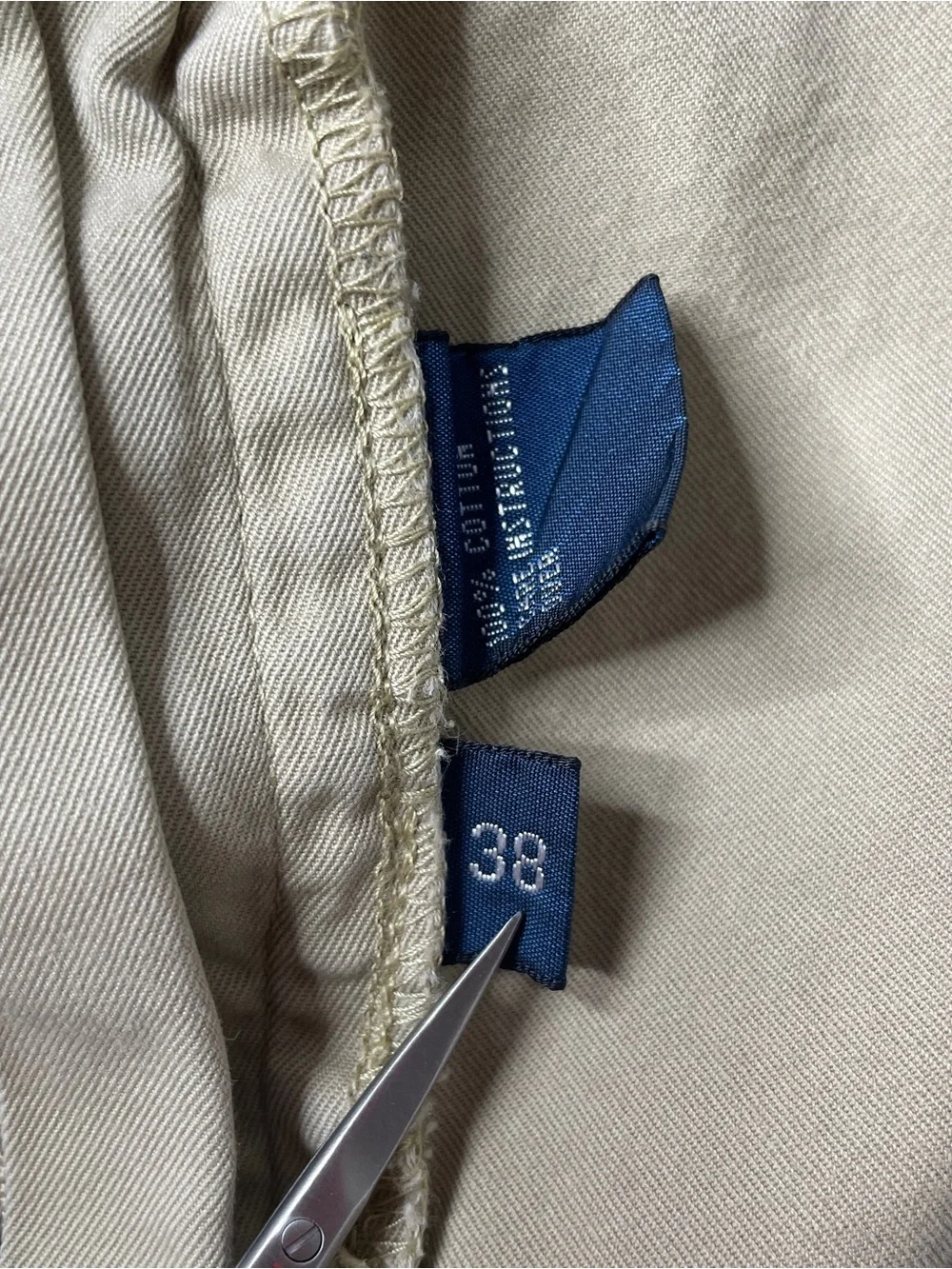 Polo Ralph Lauren Chino Shorts Men's 38 Tan Flat Front Preppy Vintage 90s